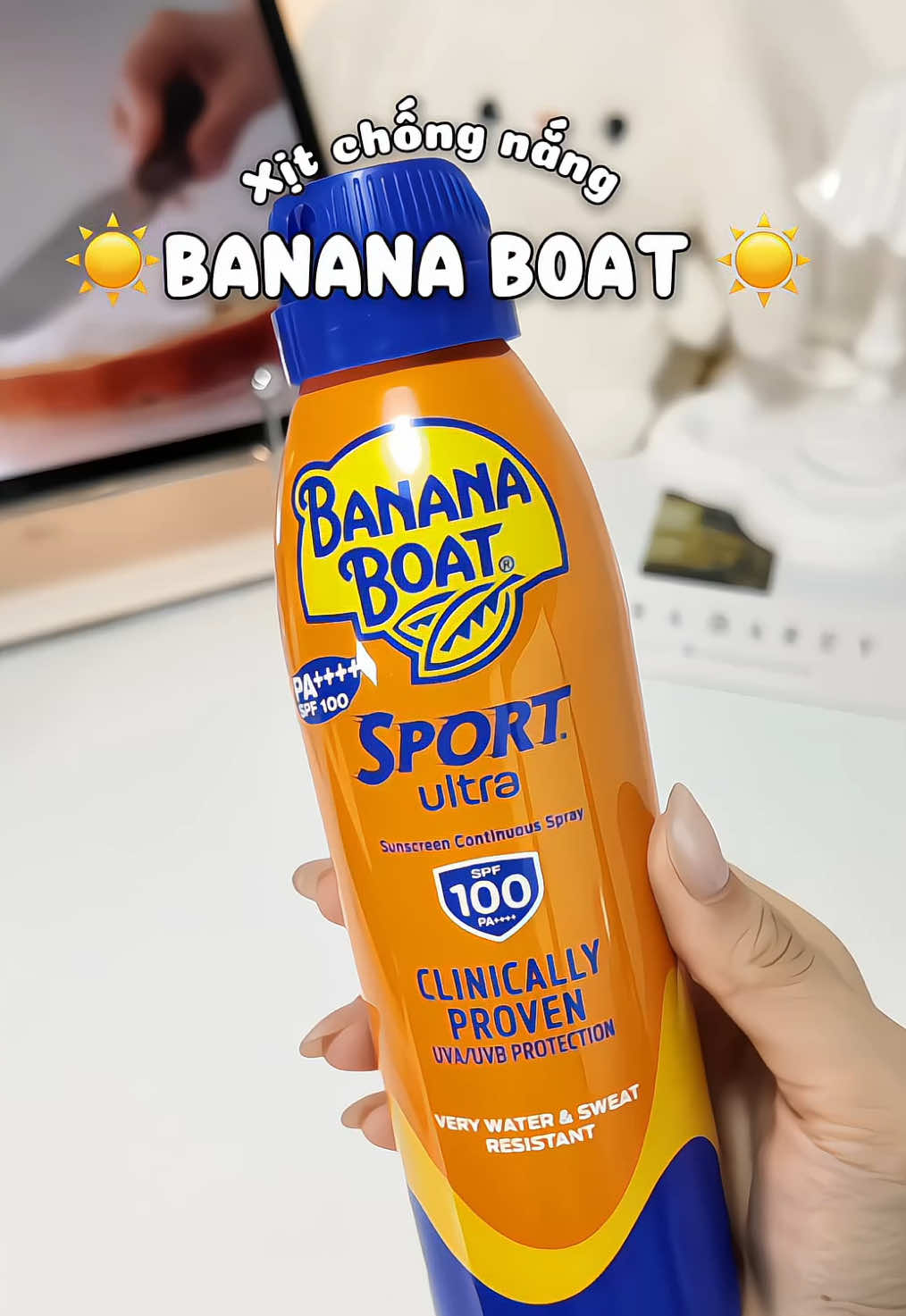 Xịt chống nắng Banana Boat ☀️ #bananaboat #xitchongnang #spf100 #Summer #foryou #fyb #xuhuong #viral 