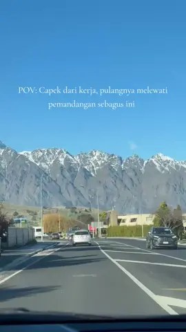Emang gak pernah bosen sama pemandangan di Queenstown  #fyp #whvindonesia #kaburajadulu #fypdong #selandiabaru #nz #kerjakeras 