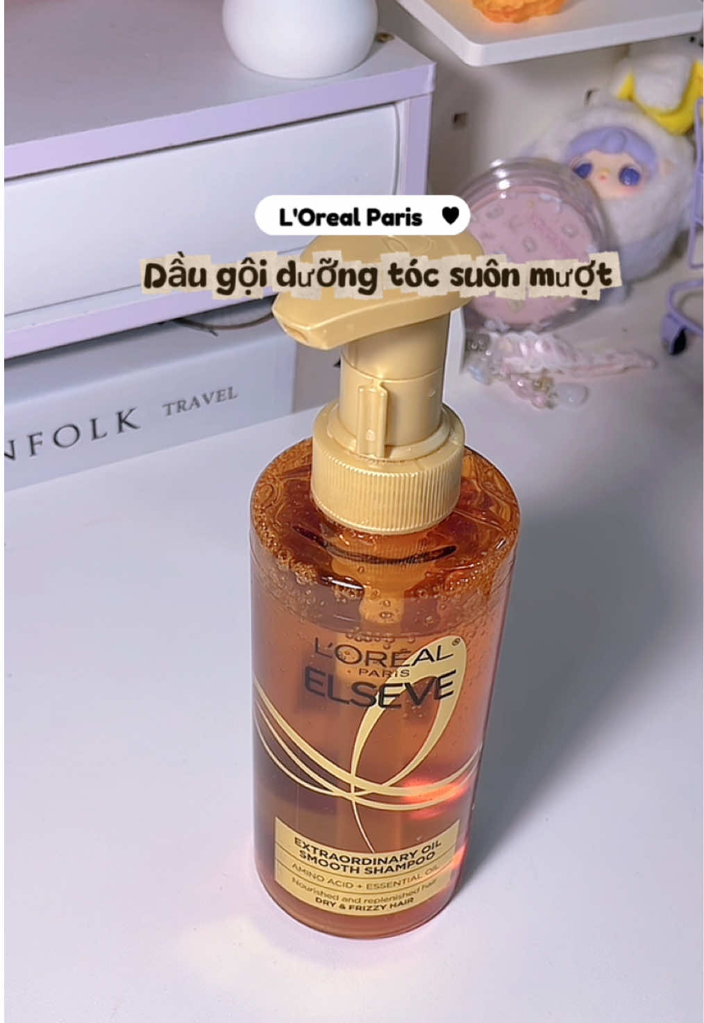 Tóc khô xơ rối thì gội em này nhó, dầu gội nhà L'oreal paris quá hott gòi  #daugoiloreal #lorealparis #daugoisuonmuot #daugoiduongtocsuonmuot #daugoimemmuottoc 