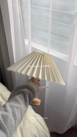 Super affordable lang 😩 #lampforbedroom #lampshade #aestheticlamp #lampforroom #desklamp #tablelamp #roomdecor #cozyroom 