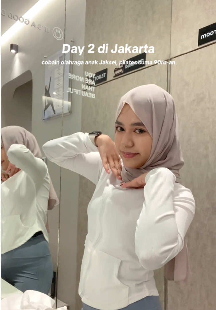 Nemuin tempat pilates cuma 90rb-an di Jakarta🤩🥰 #jakarta #pilates #pilateslovers #pilatesinstructor #reformerpilates #jakartakeras #jakartaplacetogo #fyp #fypシ 