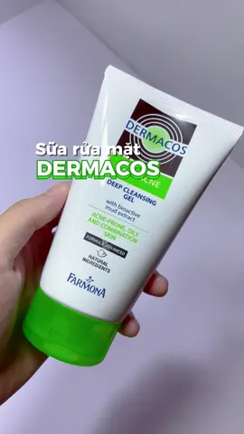 Sữa rửa mặt da dầu mụn Dermacos #suaruamat #dermacos #unboxing #review #xuhuong #fyp 