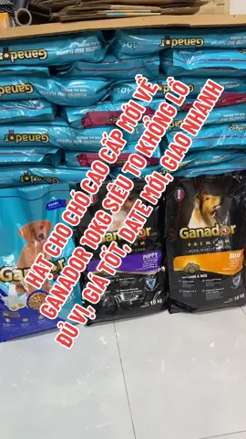 HÀNG MỚI VỀ. Hạt cho chó GANADOR 10kg SIÊU TO KHỔNG LỒ đủ vị CAO CẤP, dành cho chó con và chó trưởng thành, mọi giống, date mới, giao hàng nhanh, nhanh tay thôi nè khách yêu ơi! #ganador #hatcho #hatganador #cún #chó #dog #dogfood #baoxa10kg #hatchochocon #hatchodinhduong #hatcholapxuong #hatchopoodle #hatdinhduongchocon #ganadorbonuong #ganadorganuong #ganadorcahoi #ganadorcuugao #ganadordha #sale77 #sansaletiktok #ngonngonpetshop 