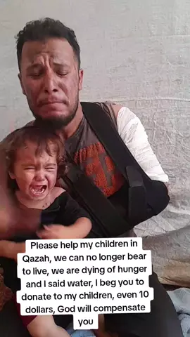 I am Khaled from Gaza. Please help my children. My daughter is sick and needs food. We do not have money to buy food. Please help us. Donate even five dollars.