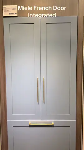 Miele Refrigerator: Pros: Popular design, not expensive (for an expensive design) Cons: Not innovative #luxuryhomes #miele #appliances #refrigerator 