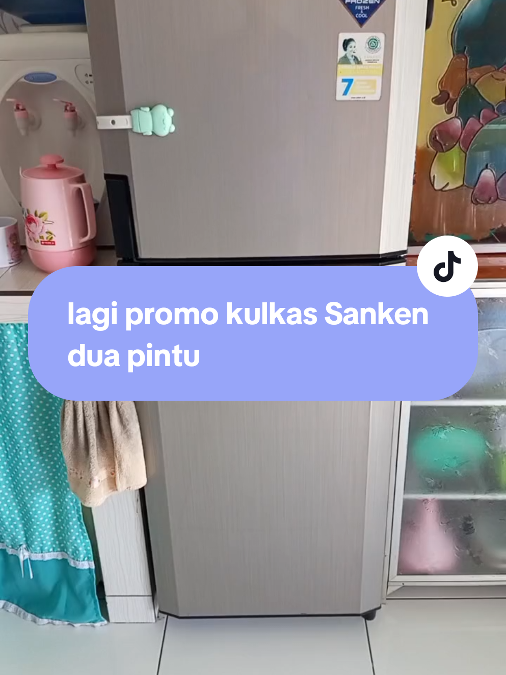 lagi promo kulkas Sanken dua pintu #kulkas #kulkassanken #kulkasmurah #heroyalfath #fyp 