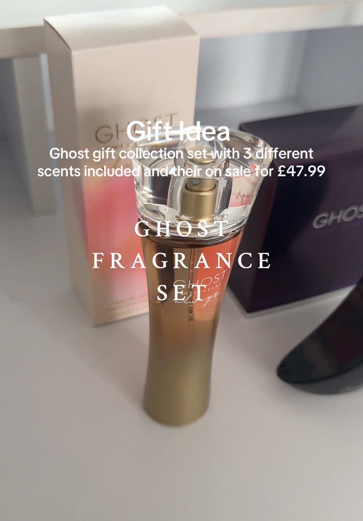 Two different bundles to choose from & each bottle is 30ml. This would make a great gift for perfume lovers! Ps: Directly from Ghost Fragrances who are on TikTok shop✨ #perfume #tiktokmademebuyit #flashsale #julydealdrops #fragrancetiktok 