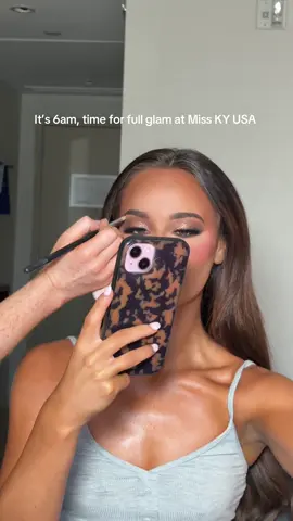 🫡🫡 it’s glam time @kennedymosley  #makeupartist #pageant #nycweddingmakeupartist #pageantmakeup #pageanthair #pageantry #travelingmakeupartist #nycwedding #missusa #destinationmakeupartist 