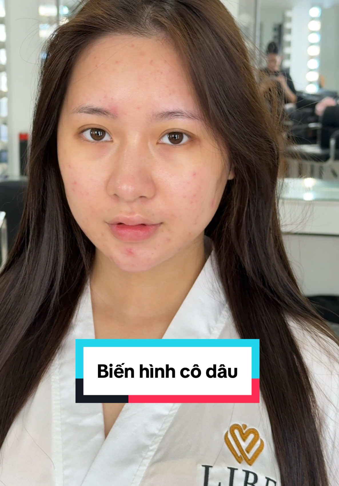 Biến hình cô dâu mặt nhiều khuyết điểm ✨ #YenNhiMakeupArtist #YenNhimakeupacademy #yennhimakeup #makeupcodau #xuhuong 