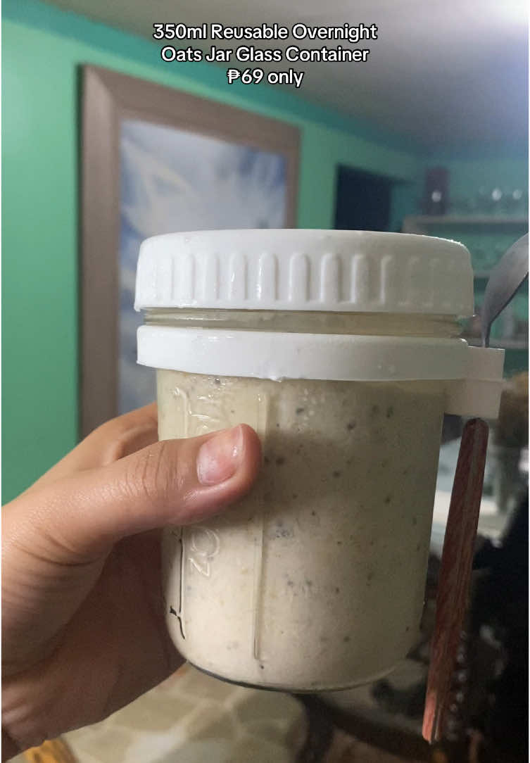 Perfect for overnight oats makapal ang quality💯