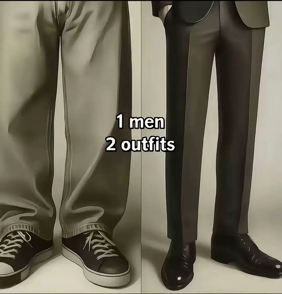 #one #man #two #outfits 