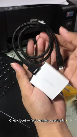 Loving this Esager charger! ⚡ The quality is givinggg 🔥 — super fast, reliable, and works for both iOS and Android 📱💯 Perfect for everyday use or travel! If you're looking for chargers that are cute AND durable — Esager is it! 💛 Check it out now! #essager #charger #ioscharger #androidcharger #essagercharger 
