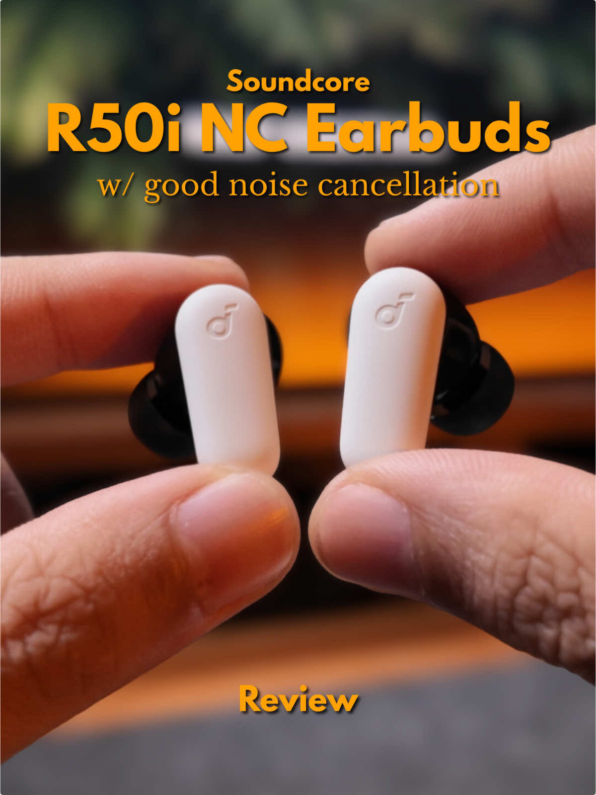 Budget earbuds with good sound quality and amazing noise cancellation from Soundcore | Soundcore R50i NC  #soundcore #r50inc #earbuds #budgetearbuds #noisecancellingearbuds #noisecancellation #audiophile #wirelessearbuds #ElectronicsOnTrend #techfinds #techreviews #review #unboxing #samureta