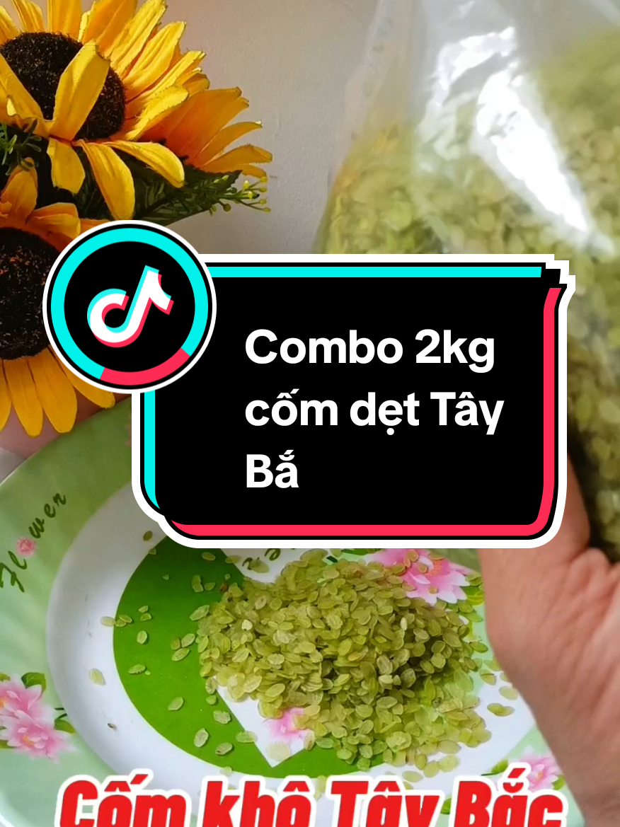 Combo 2kg cốm dẹt Tây Bắc #comkho  #comkhotaybac  #xuhuong  #chibancombo  #comdet  #xoicom 