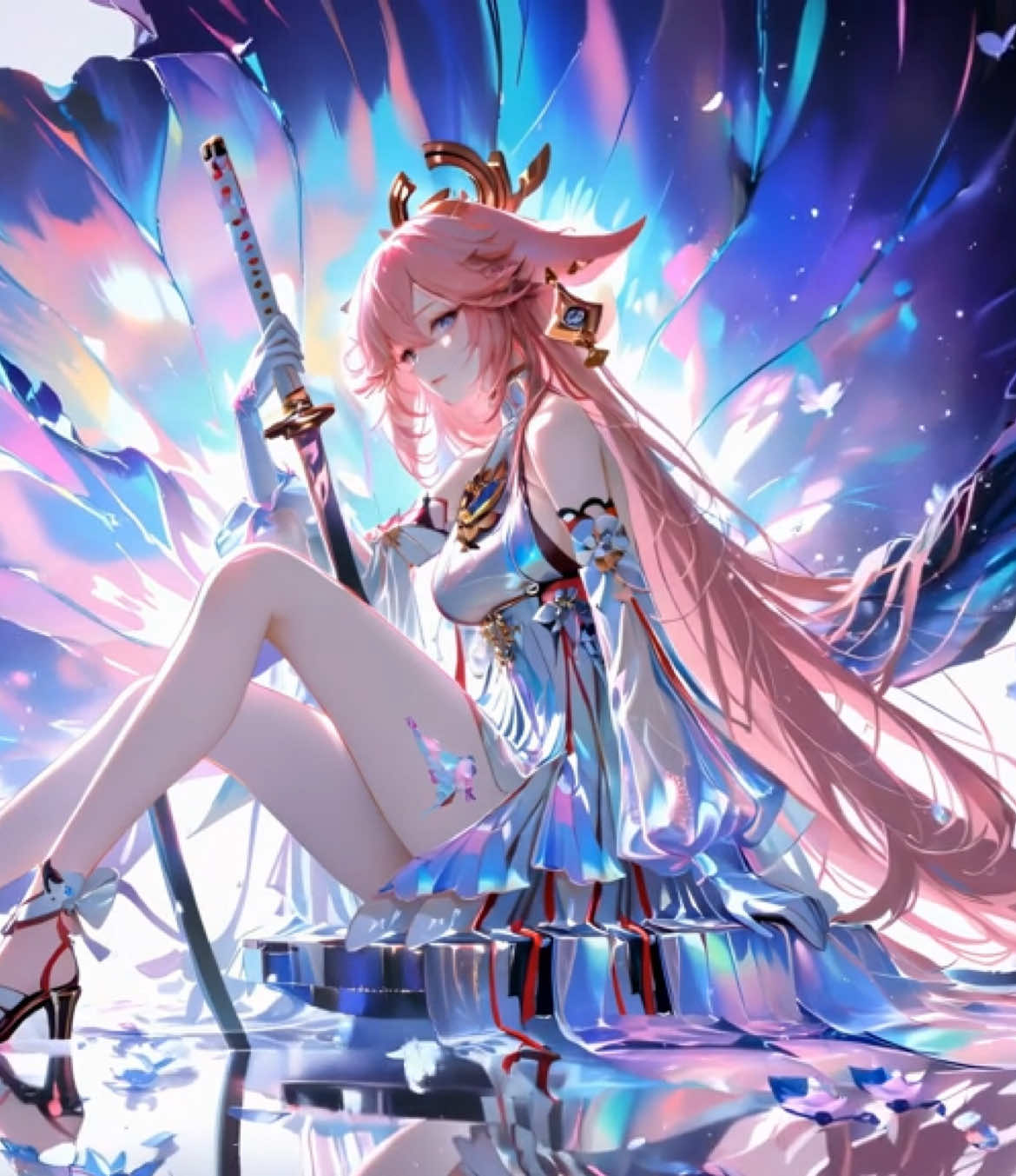 Wallpaper Genshin Impact Yae Miko 8K #xuhuong #xuhuongtiktok #wallpaper #wallpaperengine #anime #8k #game #GenshinImpact #yaemiko 