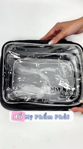 Túi đựng mỹ phẩm 03 túi #tamtamcosmetic #reviewlamdep  #soancopmakeup  #myphambienhoa  #myphamgialai #myphamtrangbom #tuimypham