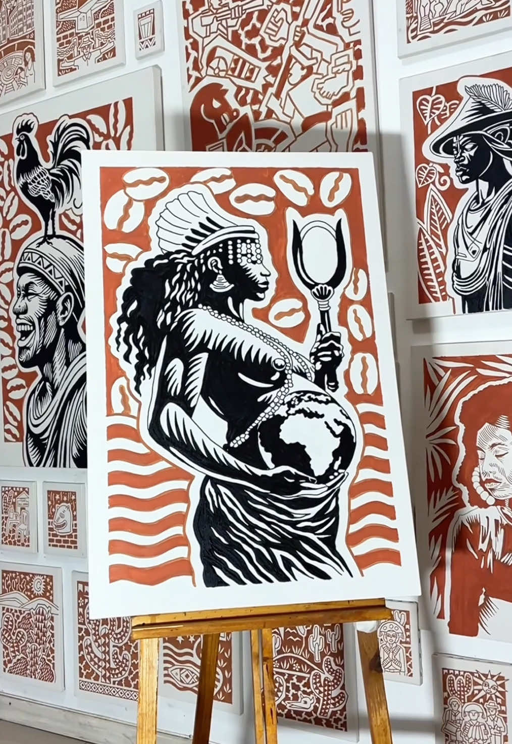 Yemanjá/Mãe do Mundo Ela sempre me dá força e clareza. Quando tudo pesa, ela mostra por onde ir. 🤍 Reproduções disponíveis no site: www.cordeltattoo.com.br ou no WhatsApp: +55 71 99965-4804 #odoya #orixa #yemanja🌊 #macumba 