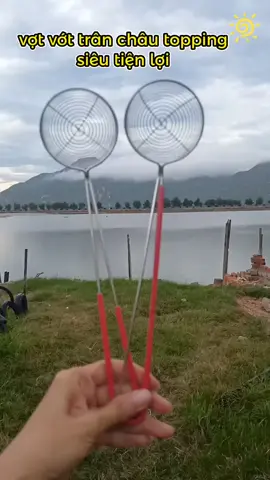 Vợt vớt trân châu, topping cán đỏ 27cm  #xuhuongtiktok #viralvideo  #votvottranchau #votvottopping #votvotnhogon 