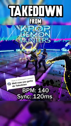 Replying to @Vortongaia Guess you can say I took down this song 😎 I’ll excuse myself… TAKEDOWN from KPOP DEMON HUNTERS in DEAD AS DISCO! #deadasdisco #charliedisco #fightsync #kpopdemonhunters 