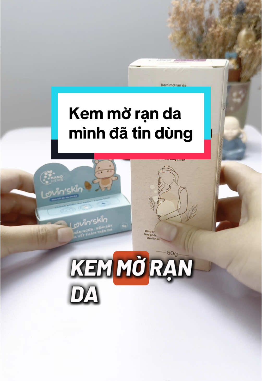 Chân ái kem bôi rạn da, nó dịu mà nó thơm lắm mấy bà #lovinskin #kemboiranda #randa #sausinh #mebau #mevabe 
