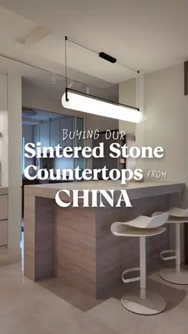 would you buy sintered stones from china 🇨🇳 ? #sgrenovation #sgreno #hdbrenovation #fyp #sg #sgfyp #sinteredstone #kitchendesign #DIY 