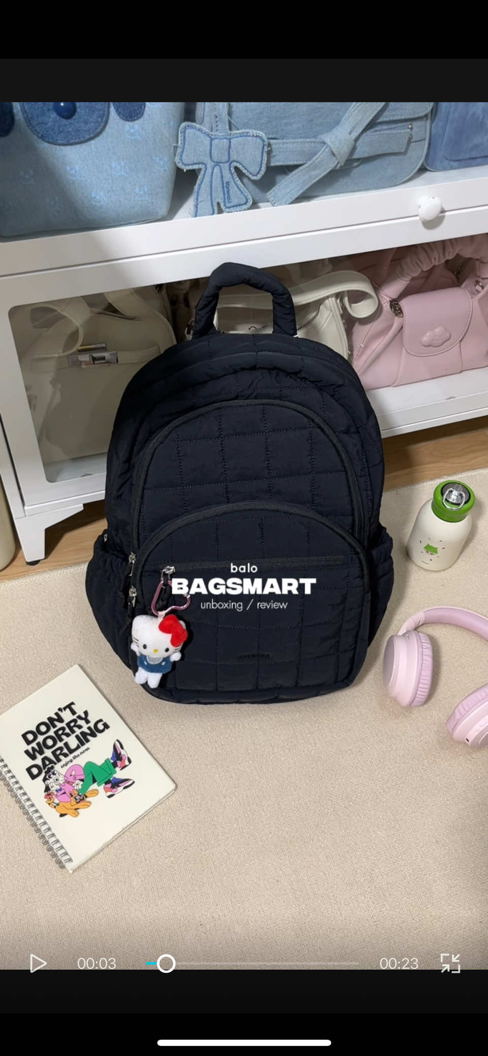 thiết kế có tới 4 ngăn rộng rãi đựng được nhiều đồ lắm nè ✏️📓🖍️#bagsmart #balo #unboxing #viral #backpack #reviewlamdep #nghile2009 #backtoschool #muataitiktok 