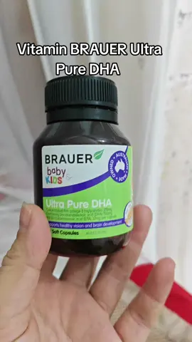 Vitamin BRAUER Ultra Pure DHA  Chứa DHA và EPA hỗ trợ PT não bộ, tốt cho mắt.  #dha #chamconkhoahoc #brauer 
