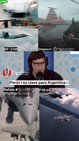 #fuerzaaereadelperu #fuerzamilitar #peru #rafale #gripen #kf21 Perú es clave para Argentina 