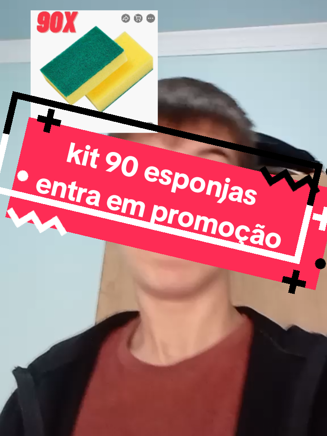 kit 90 esponjas em promoção  #viral #famoso #viraliza #imperdivel #tiktokshop #fy #esponja 
