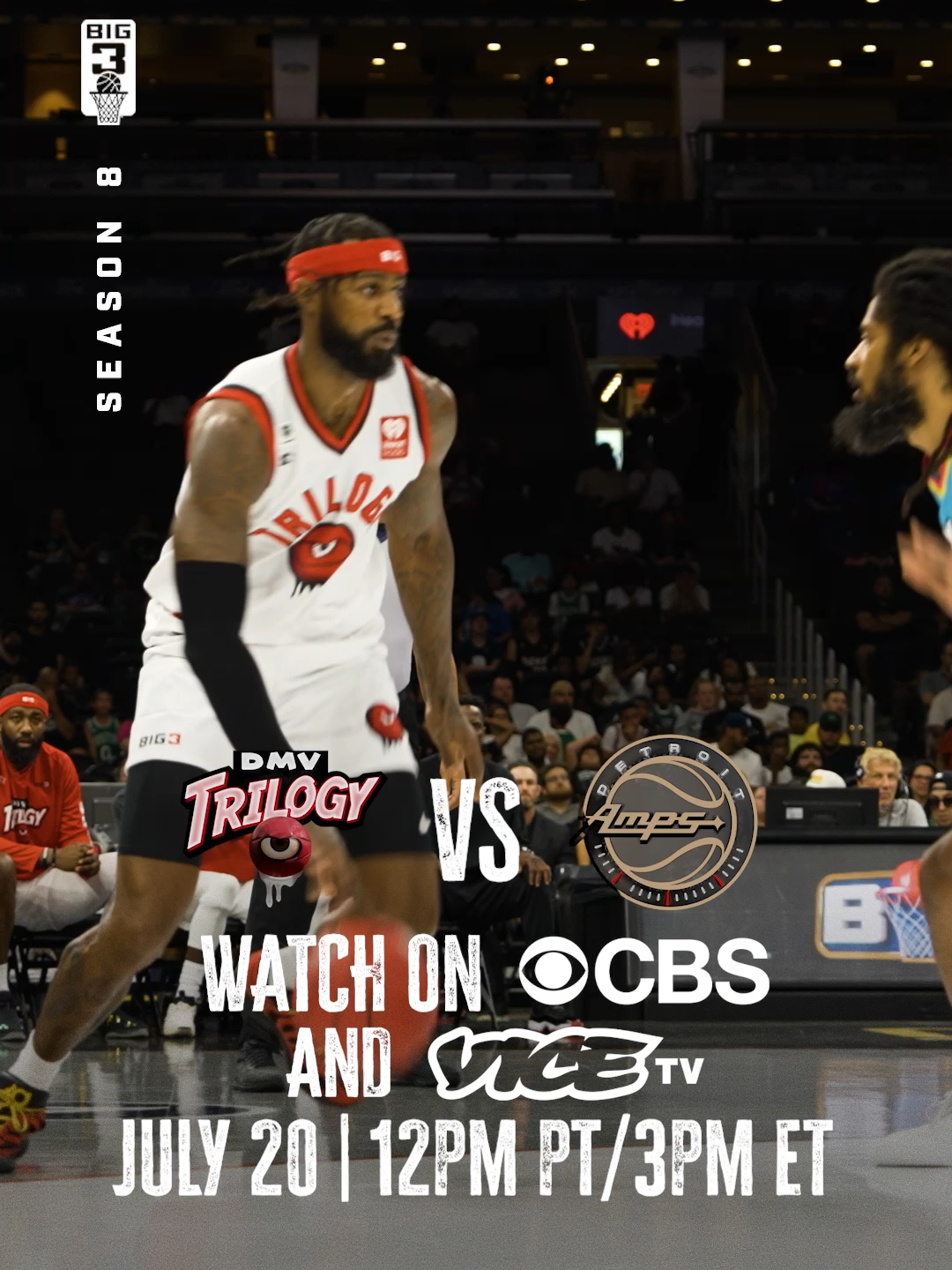 The Motor City’s finest are on deck: Detroit Amps. Your squad is ready to go to 10 on the court and bring home that W. Make sure you in the house to represent and turn up the noise to 11. #DetroitAmps #DetroitStandUp #detroit #IceCube