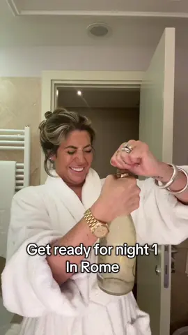 A chaotic GRWM  🍾 😂  #fyp 