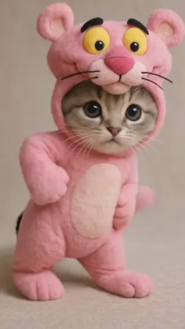Pink cat show - genial #cat #catlover #catshow #catdance #pinkpantherdance #funny #cute #gatito #gatitostiktok #gatitos_haciendo_cosas #gatitostraviesos🙀😹 