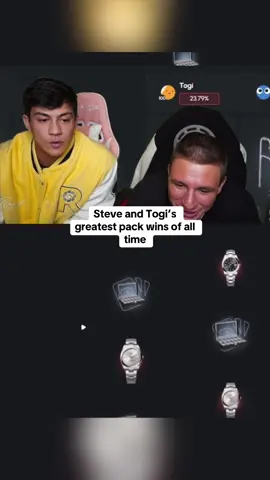 Steve and Togi’s greatest pack wins of all time #kickstreaming 
