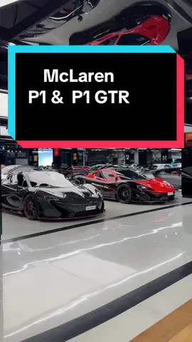 When hypercars become art , P1 & P1 GTR on display like royalty 👑🔥  #mclaren #mclarenp1 #mclarenp1gtr #luxurycbs #Dubaicars #mclaren765 #p1 