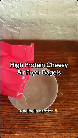 These high-protein air fryer bagels are a game changer 💪🥯 Crispy on the outside, soft and cheesy inside—no yeast, no rising, just 4 ingredients and 10 minutes in the air fryer. Perfect for busy mornings, toddler snacks, or high-protein meal prep wins. ✨ High Protein Cheesy Air Fryer Bagels (Makes 8) Ingredients: • 2 cups all-purpose flour • 1 tbsp baking powder • 1/4 tsp salt • 2 cups plain Greek yogurt • Optional: shredded cheese for topping • Optional: olive oil or egg wash for brushing Instructions: 	1.	Preheat air fryer to 325°F 	2.	Mix flour, baking powder, and salt 	3.	Stir in Greek yogurt to form dough 	4.	Knead on floured surface 1–2 min until smooth 	5.	Divide into 8 pieces, roll into bagel shapes 	6.	Line air fryer with parchment and lightly brush with oil 	7.	Air fry 5–6 min, flip, top with cheese, cook another 5–6 min until golden Oven Option: Bake at 375°F for 20–22 min. Add cheese in last 5–7 min. Macros (Per Bagel): • Without cheese: 130 cal · 7g protein · 21g carbs · 1g fat • With cheese: 185 cal · 10g protein · 21g carbs · 5g fat #airfryerbagels #proteinbagels #highproteinrecipes #easyairfryermeals #momlifeeats #mealprepideas #quickandeasyrecipes #cheesebagels #greekyogurtrecipe #airfryereats #theSimplestNest #toddlermomrecipes #macrofriendlyfood #healthycomfortfood #viralrecipes2025  