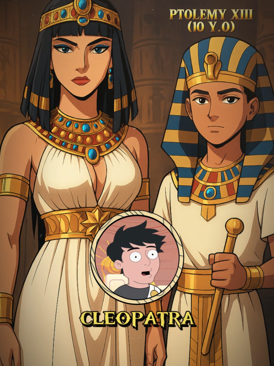 FUN FACTS ABOUT CLEOPATRA ⚱️ #cleopatra #egypt #History #funfacts #caesar 