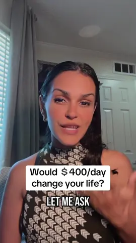 How would 400/day change your life? Disclaimer: I do not guarantee results. Real and long lasting success is all about effort, and learning and applying the skills. This is a legitimate business and should be treated as such. My results come from hard work, sacrifice and consistency. #creatorsearchinsights #sidehustle #sidehustle2025 #sidehustlesforbeginners #remotejobs #remotework #workfromhome 