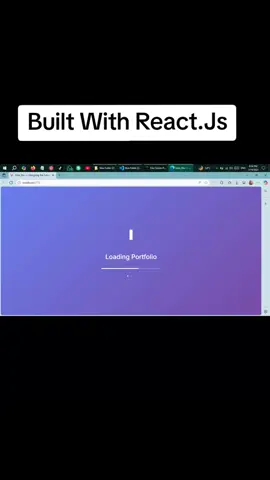Proud to share my portfolio built using React.js! Showcasing my skills, projects, and passion for web development. 💻✨ #ReactJS #WebDeveloper #Portfolio #FrontendDev #MadeWithReact #CodingJourney #ReactPortfolio #JavaScript #UIUXDesign #DeveloperLife