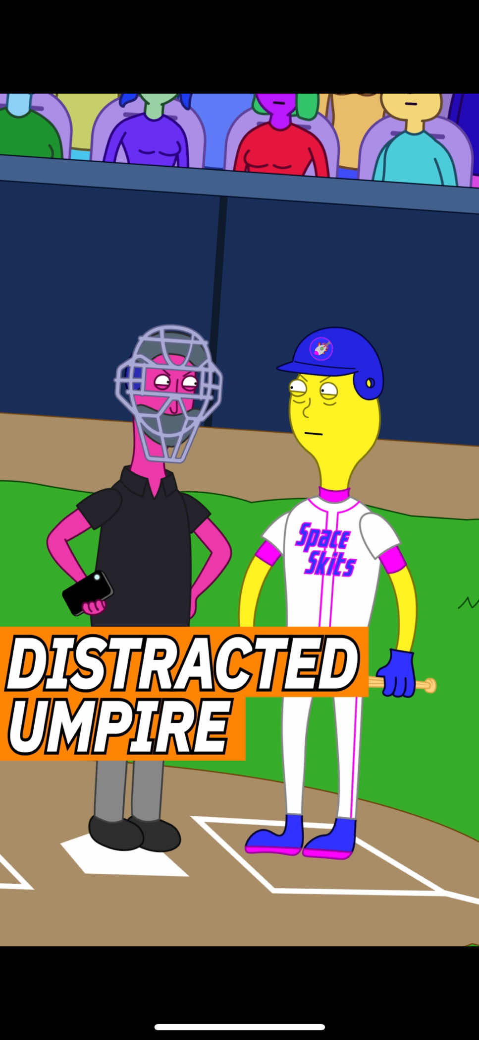 That last one did look like a strike 🧐 Distracted Umpire ⚾️ #BlockBlast #Hungrystudio #BlockBlastPartner