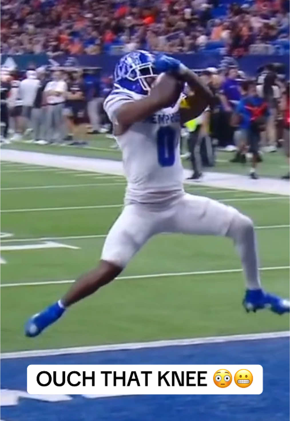 Celly turned injury 😨 #football #CollegeFootball #cfb #nfl 