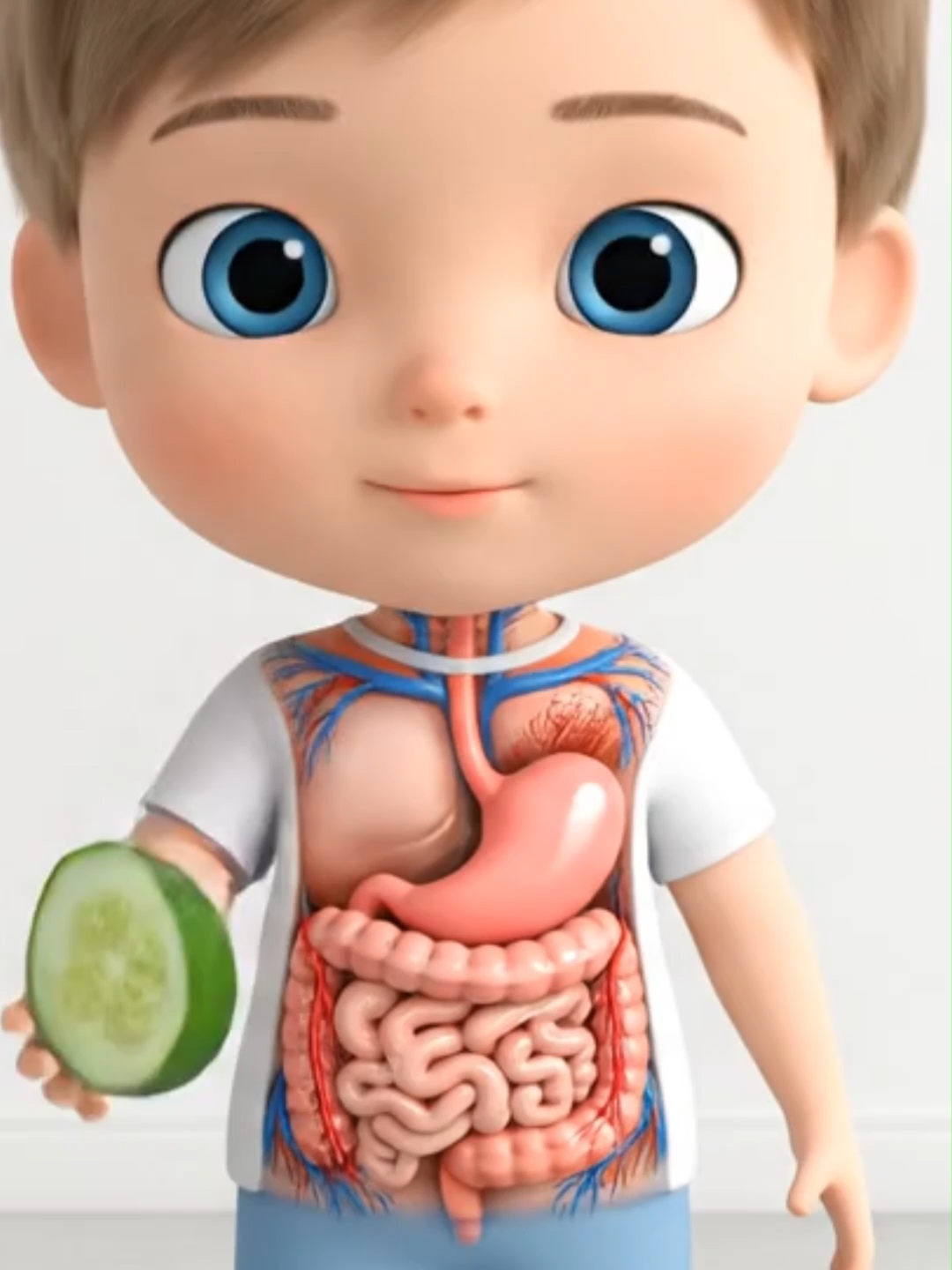 What they eat today… builds who they become tomorrow. Let vegetables be the quiet heroes behind your child’s future. Here's the breakdown: 🥒 Cucumber – Hydrates body & flushes toxins. 🥔 Potato – Boosts energy with clean carbs. 🌿 Spinach – Builds blood & inner power. 🥦 Broccoli – Strengthens immunity & bones. 🧄 Garlic – Kills bacteria, boosts immunity. 🥕 Carrot – Improves eyesight & skin glow. . . . . . . . . . #VeggiePower #FutureFuel #ParentingWithPurpose #HealthyKids #education #asmrsounds #asmr #anatomy #scienceexperiments #medical #humanbody #awareness #breadflix #healthyliving #health
