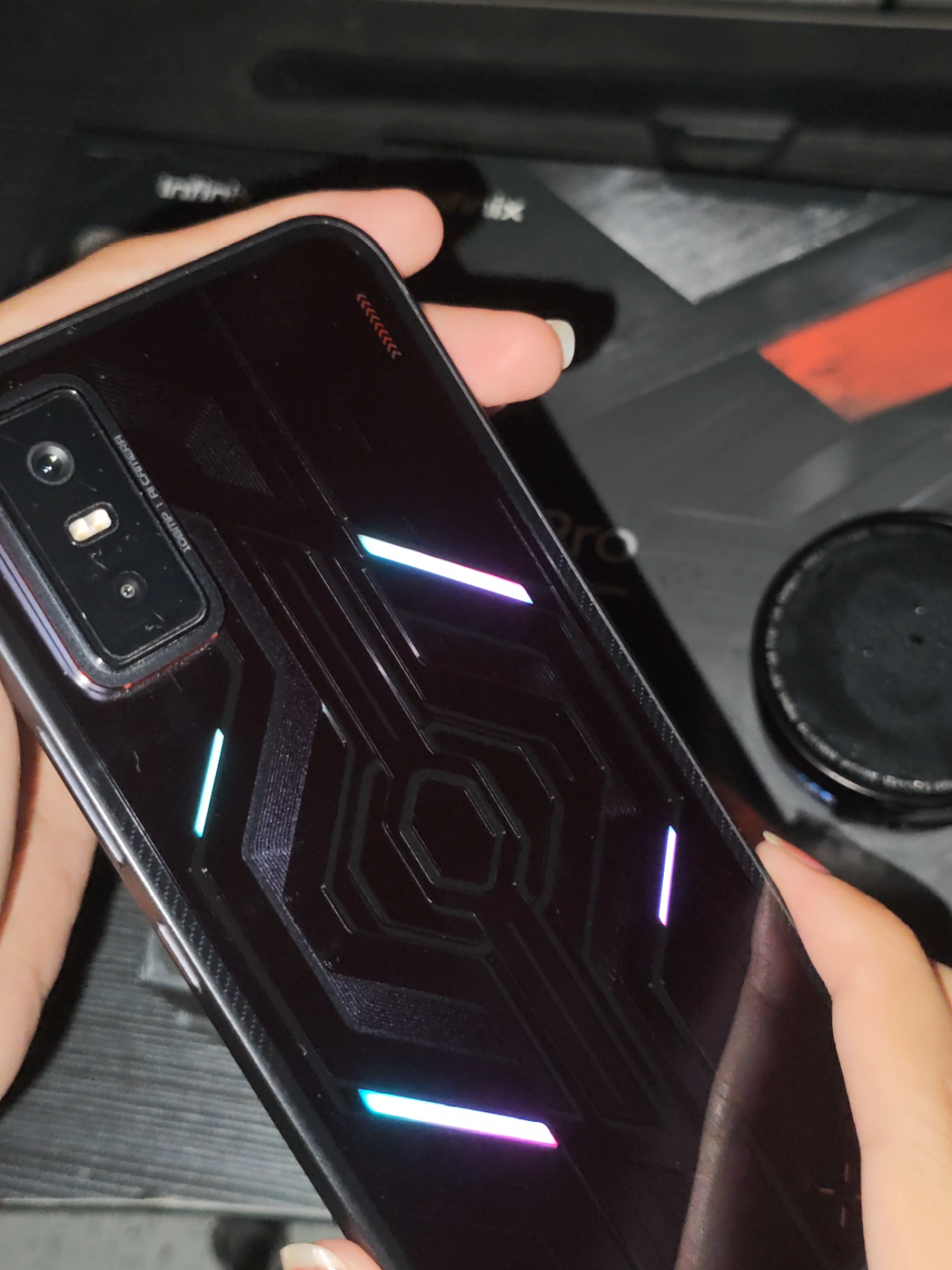 MECHANICAL LIGHT WAVE in PARTY MODE  #infinixgt30pro #infinixgt #gamingphone #backlight #fyp 