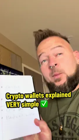 Explaining crypto wallets VERY simple ✅ #crypto #cryptowallet #wallet #bitcoin #cryptocurrencytrading #bitcointrading #money #fypシ #bitcoins #cryptonews #fyp #xrpnews #cryptoinvesting #xrp #btc #eth #cryptonews #btcnews #xrpcommunity 