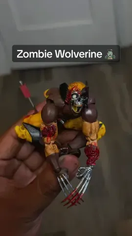 ZOMBIE WOLVERINE 🧟‍♂️ #marvel #wolverine #logan #marvelcomics #marvelzombies #custom #cttoys #fyp #foryou #actionfigures #actionfigurecollector #toys #customactionfigures 