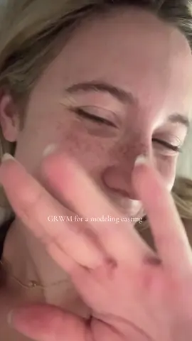 GRWM for a modeling casting :)  #grwm #modeling #castingcall 