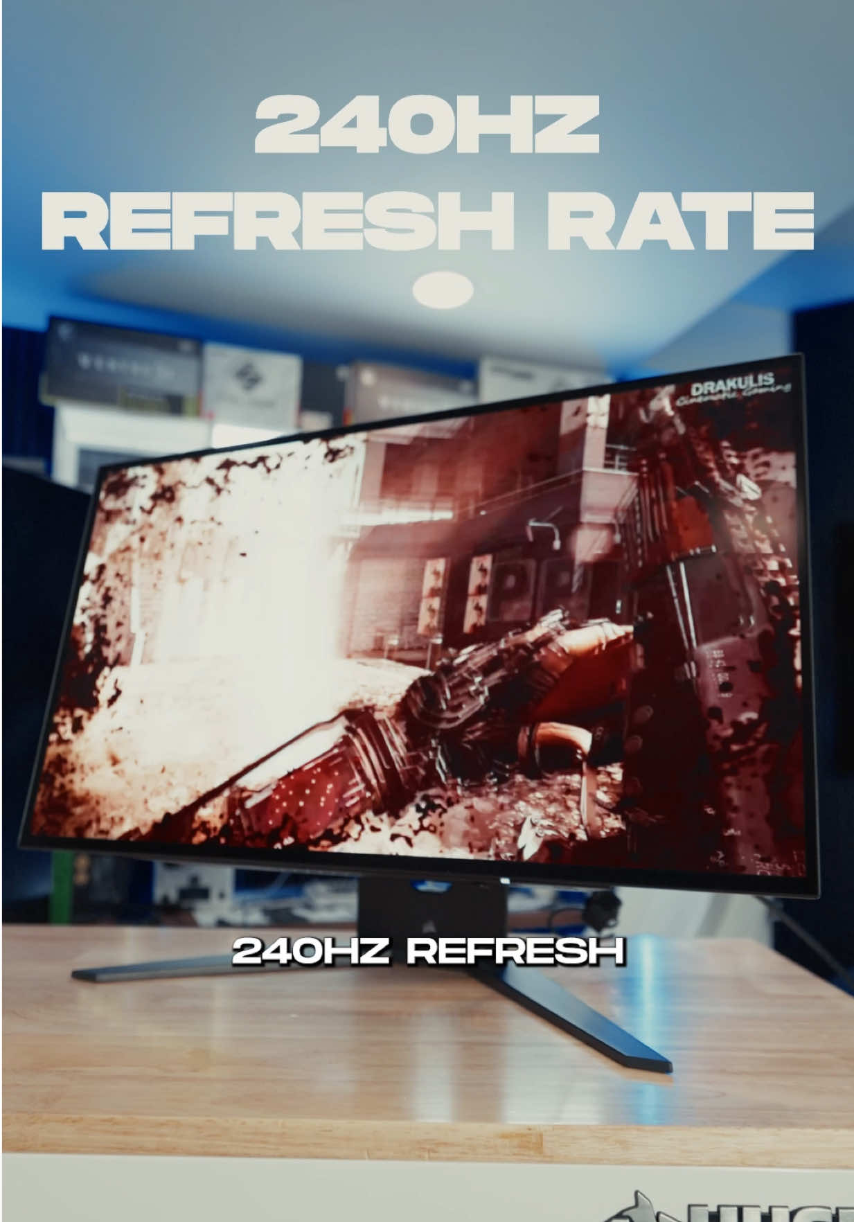 Unboxing my new gaming monitor 😎 the @corsair XENEON 27in OLED! 240hz, 1440p, .*03ms response time* and some of the best OLED technology straight from LG.  #GamingSetup #Tech #gamingmonitor #corsair 