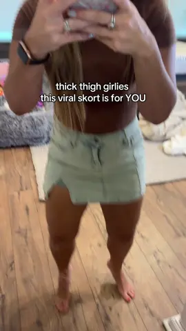 this Jean skirt for thick thigh girlies is a MUST! I usually hate jean shorts because I’m steady pulling them down not this one! Woah I love! Just ordered the black one!  #jeanskirt #jeanskirts #skort #skortoutfit #momoutfit #momoutfits #dealsforyoudays #jeanskirt #denimskirt #viralskort #thickthighproblems #thickthighgirls #denimshorts #denimskirts 