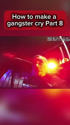 How to make a gangster cry | Part8 #fyp #cops #police #viral #bodycam #crazy #shocking #viralbodycam #gangster 