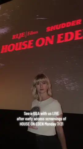 Be a ✨soooky kid✨ and come watch our LIVE q&a after early access screenings of HOUSE ON EDEN Monday 7/21 - check my bio for links @Cinemark #cinemark 