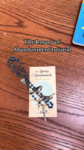 The Rosary of Abandonment has been my go to prayer lately. It’s quick, simple, and so powerful.  #catholicism #catholictiktok #catholic #romancatholic #catholictok #catholicchurch #prayers #faith #prayerroutine #morningprayer 